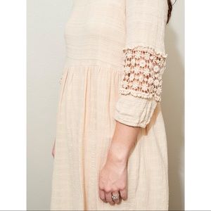 Mod Ref Dresses - Mod Ref beige lined dress size small Mod Ref Dresses - Mod Ref beige lined dress size small